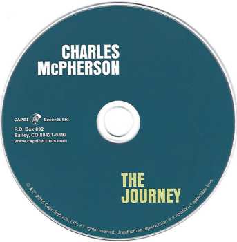 CD Charles McPherson: The Journey
