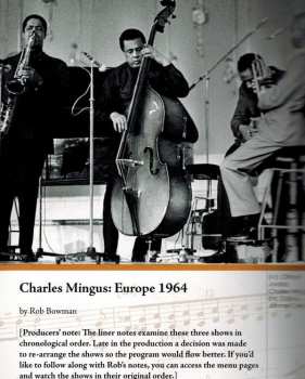 DVD Charles Mingus: Live In '64