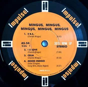 LP Charles Mingus: Mingus Mingus Mingus Mingus Mingus