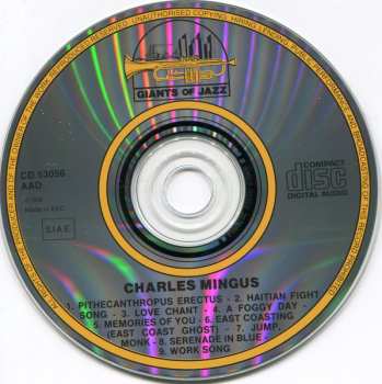 CD Charles Mingus: "Pithecanthropus Erectus" 1955-1957