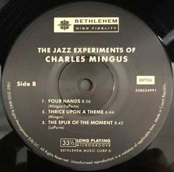LP Charles Mingus: The Jazz Experiments Of Charles Mingus
