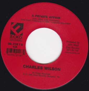 SP Charles Wilson: Love Seat / A Private Affair