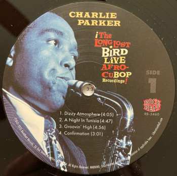 2LP Charlie Parker: The Long Lost Bird Live Afro-Cubop Recordings