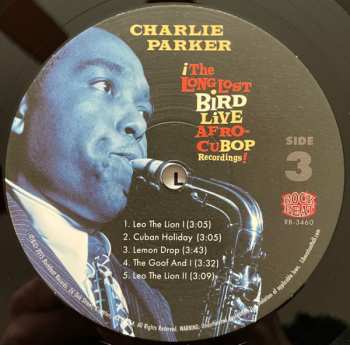 2LP Charlie Parker: The Long Lost Bird Live Afro-Cubop Recordings