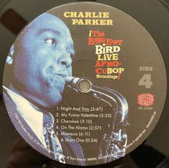 2LP Charlie Parker: The Long Lost Bird Live Afro-Cubop Recordings