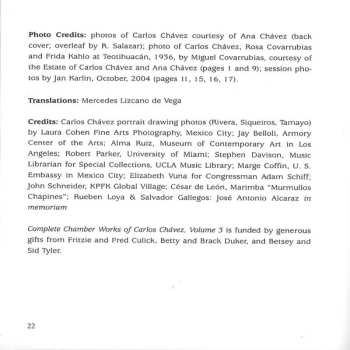 CD Carlos Chávez: Complete Chamber Music Vol. 3