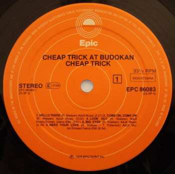LP Cheap Trick: Cheap Trick At Budokan