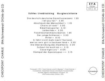 CD Checkpoint Charlie: Echtes Liveblocking Gurglersinfonie
