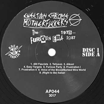 2LP Cheetah Chrome Motherfuckers: The Furious Era 1979/1987