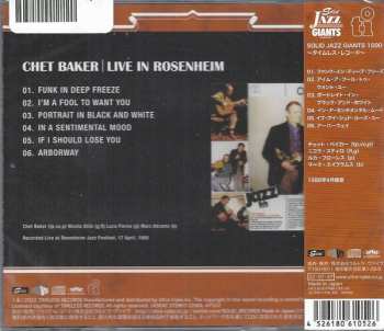 CD Chet Baker: Chet Baker's Last Recording As Quartet