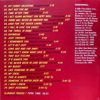 CD Chet Baker: The Complete Original Chet Baker Sings Sessions