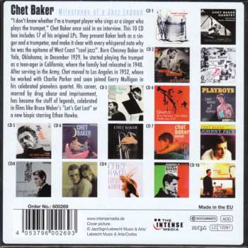 10CD/Box Set Chet Baker: Milestones Of A Jazz Legend