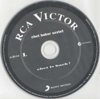 CD Chet Baker Sextet: Chet Is Back!