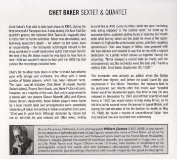 CD Chet Baker: Sextet & Quartet DIGI