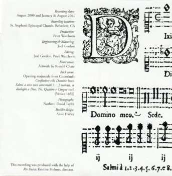 3CD Chiara Margarita Cozzolani: Vespro Della Beata Vergine