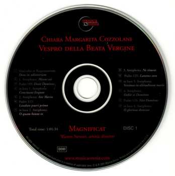 3CD Chiara Margarita Cozzolani: Vespro Della Beata Vergine