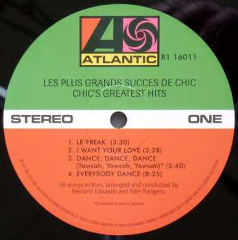 LP Chic: Les Plus Grands Succes De Chic = Chic's Greatest Hits