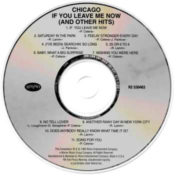 CD Chicago: If You Leave Me Now (And Other Hits)