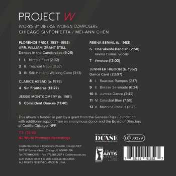 CD Chicago Sinfonietta: Project W: Works By Diverse Women Composers