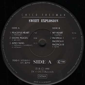 LP Chico Freeman: Sweet Explosion LTD
