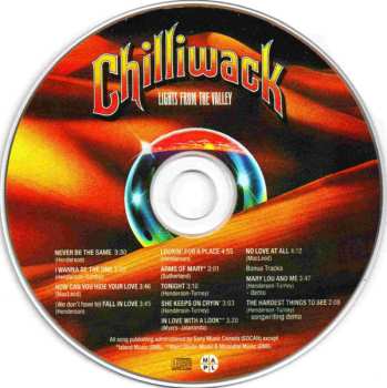 CD Chilliwack: Lights From The Valley