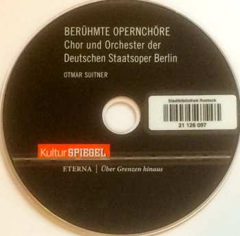 CD Staatskapelle Berlin: Chöre Aus Deutschen Opern