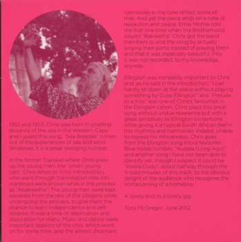 CD Chris McGregor: Sea Breezes: Solo Piano - Live In Durban 1987