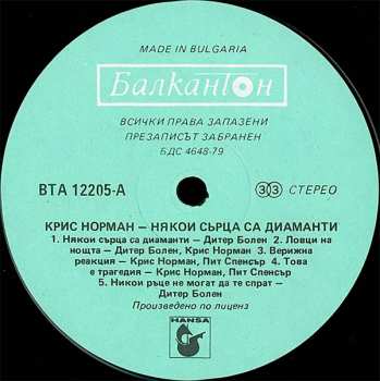 LP Chris Norman: Some Hearts Are Diamonds