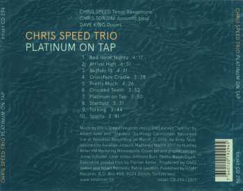 CD Chris Speed Trio: Platinum On Tap