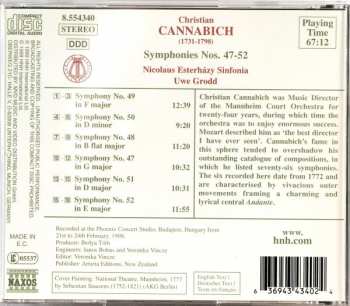 CD Nicolaus Esterházy Sinfonia: Symphonies Nos. 47 - 52 (1772)