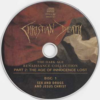4CD Christian Death: The Dark Age Renaissance Collection Part 2: The Age Of Innocence Lost
