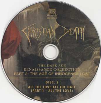 4CD Christian Death: The Dark Age Renaissance Collection Part 2: The Age Of Innocence Lost