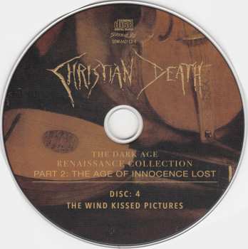 4CD Christian Death: The Dark Age Renaissance Collection Part 2: The Age Of Innocence Lost