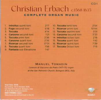 9CD/Box Set Manuel Tomadin: Complete Organ Music
