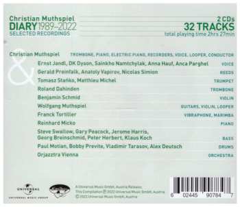 2CD Christian Muthspiel: Diary 1989-2022 - Selected Recordings