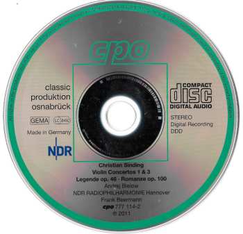 2CD NDR Radiophilharmonie: Violin Concertos 1-3