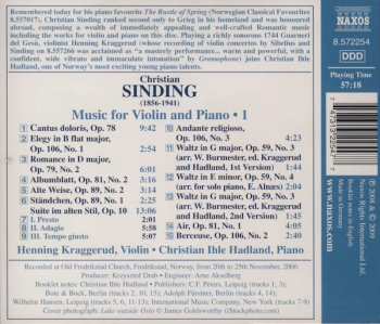 CD Henning Kraggerud: Music For Violin And Piano • 1 (Suite Im Alten Stil, Op. 10 • Waltzes, Op. 59)