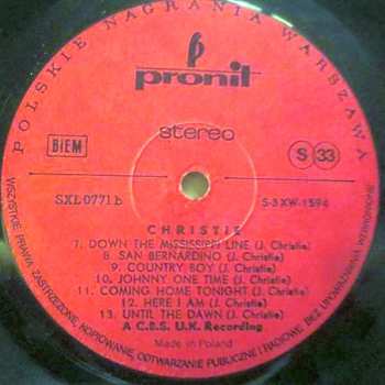 LP Christie: Christie