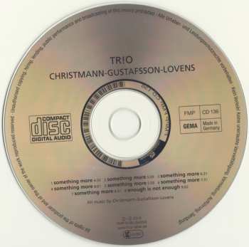 CD Mats Gustafsson: TR!O