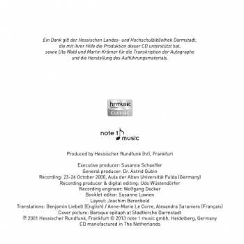 CD Klaus Mertens: Bass-Kantaten