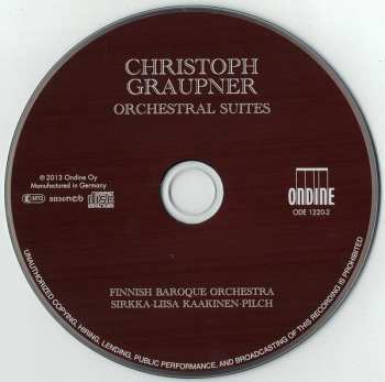 CD Christoph Graupner: Orchestral Suites