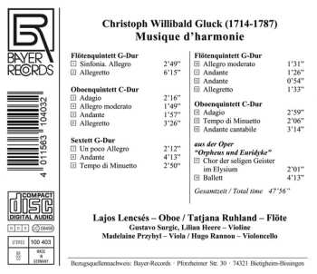 CD Christoph Willibald Gluck: Musique d'Harmonie