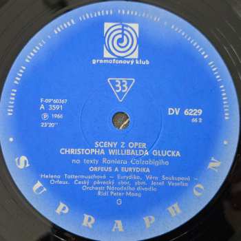 LP Christoph Willibald Gluck: Scény Z Oper