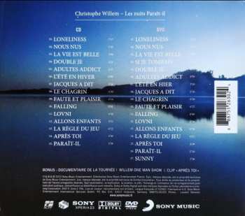 CD/DVD Christophe Willem: Les Nuits Paraît-Il