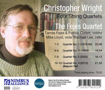 CD Christopher Wright: Four String Quartets