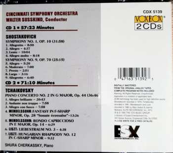2CD Walter Susskind: Cincinatti-Susskind: Shostakovich & Tchaikovsky
