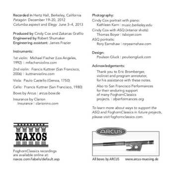 CD Alexander String Quartet: Patagón