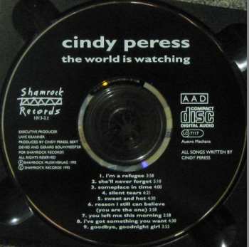 CD Cindy Peress: The World Is Watching DIGI