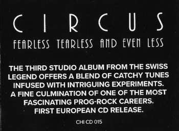 CD Circus: Fearless Tearless And Even Less