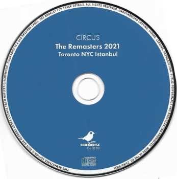 CD Circus: The Remasters 2021 – Toronto NYC Istanbul